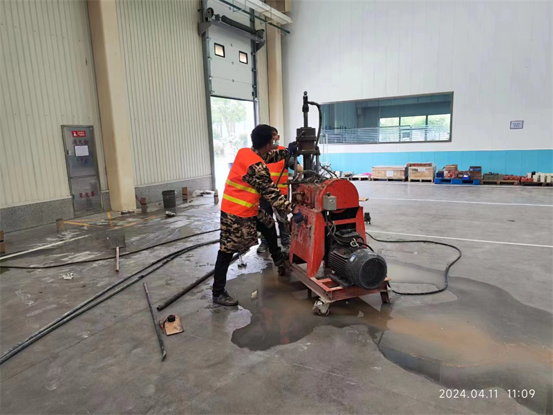 邹平厂房地面下沉塌陷注浆加固施工